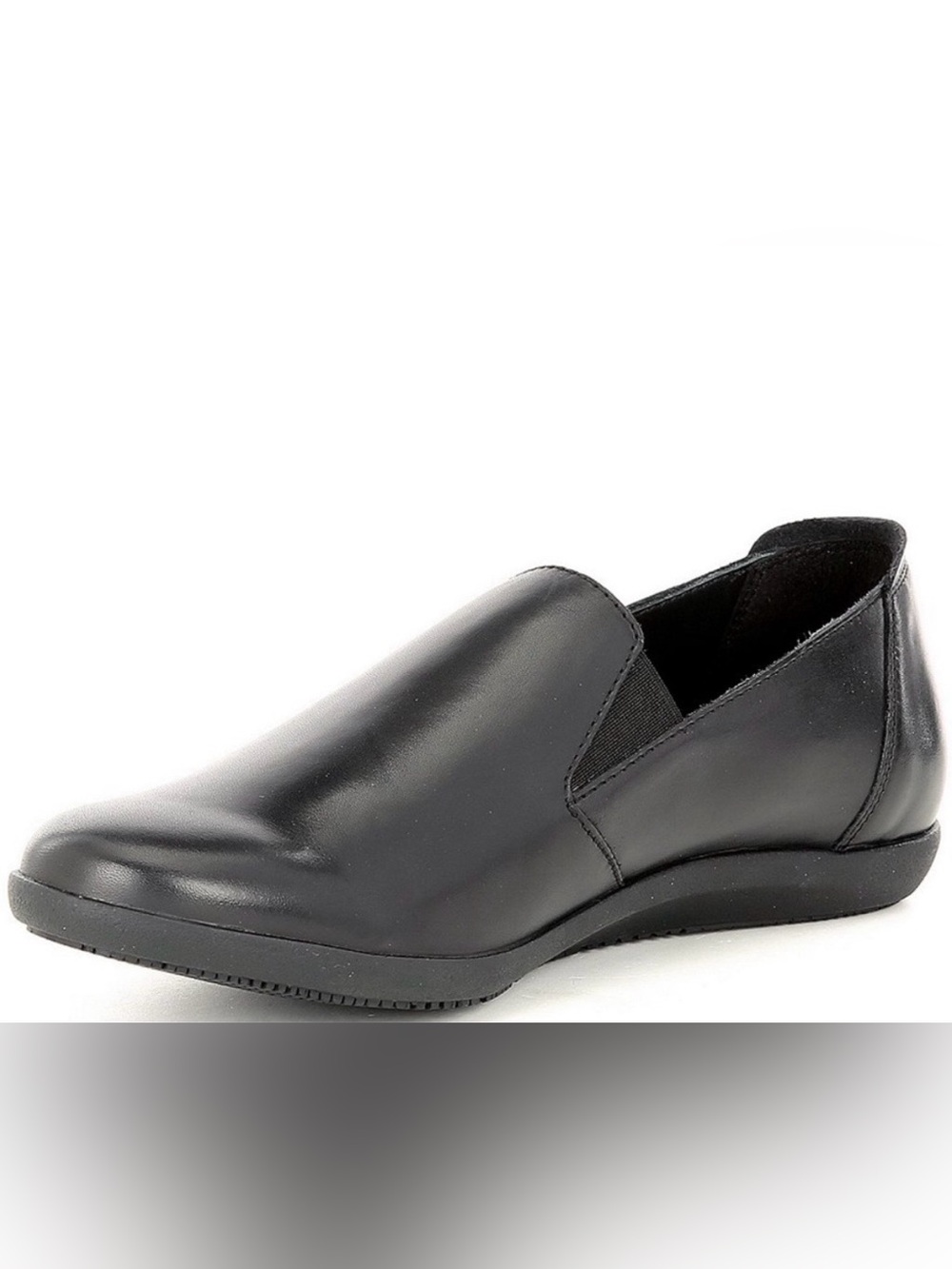 Mephisto Soft Air Jet Technology Korie slip on Black leather shoes Sz 9 NWOB